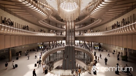 L'aéroport international de Bishoftu aura une capacité d'accueil de 60 millions de passagers par an - Crédit : Ethiopian