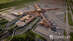 Bishoftu : le plus important investissement dans les infrastructures aéroportuaires de l’histoire de l’Afrique. Credit : Ethiopian. Bishoftu : le plus important investissement dans les infrastructures aéroportuaires de l’histoire de l’Afrique. Credit : Ethiopian.